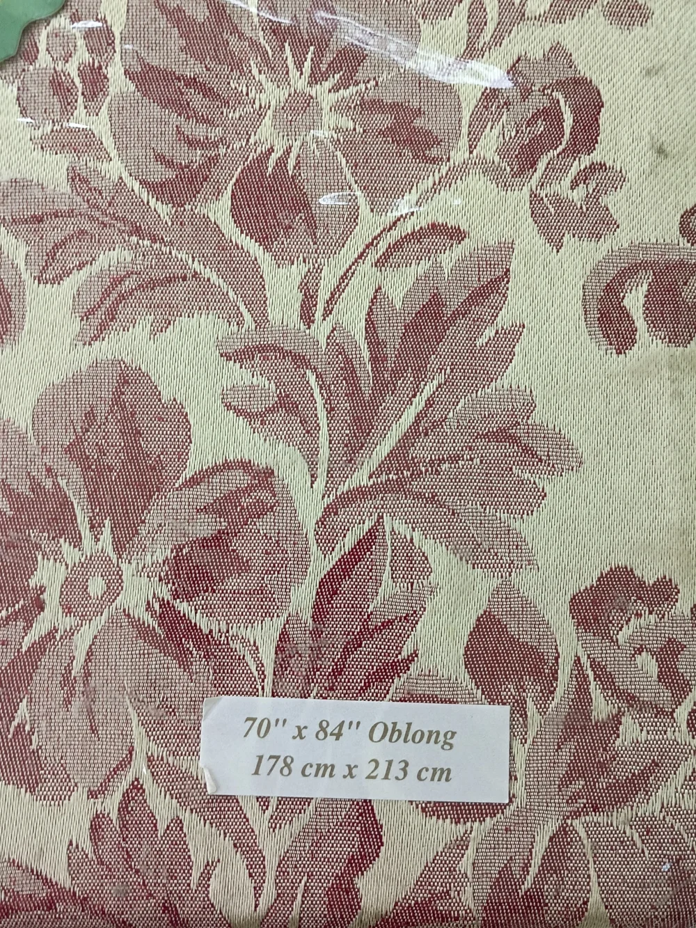 Waterford Linens Floral Tablecloth Oblong 70